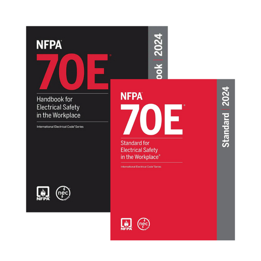 NFPA 70E Handbook and 70E And Paperback Combo Set (Pack of 2)